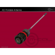 Deutsch Autosport AS Co-ax Portable Antenna 1 Way Shell Size 03 Pin Layout 03-1 Style 6 Free plug Red N Keyway Sockets ANT21