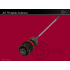 Deutsch Autosport AS Co-ax Portable Antenna 1 Way Shell Size 03 Pin Layout 03-1 Style 6 Free plug Red N Keyway Sockets ANT21