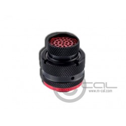 MoTeC Autosport AS Connector 26 Way Shell Size 16 Pin Layout 16-26 Style 6 Free plug Red N Keyway Sockets Standard