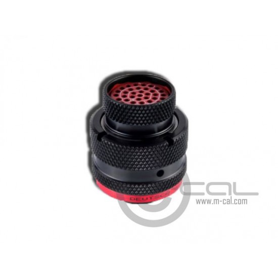 MC03-368086 - MoTeC Autosport AS Connector 26 Way Shell Size 16 Pin Layout 16-26 Style 6 Free plug Red N Keyway Sockets Standard