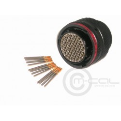 MoTeC Autosport AS Connector 66 Way Shell Size 18 Pin Layout 18-35 Style 6 Free plug Red N Keyway Sockets Standard