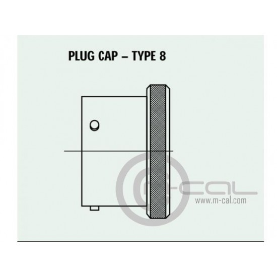 MC03-AS816 - Deutsch Autosport AS Connector Pro Cap Series Shell Size 16 Style 8 Pro Cap For Plug All Keyways Standard