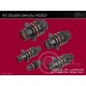 MC03-ASDD110-23PA - Deutsch Autosport ASDD Double Density Connector 23 Way Shell Size 10 Pin Layout 10-23 Style 1 Inline Receptacle Yellow A Keyway Pins Standard