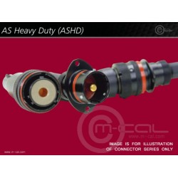 Deutsch Autosport ASHD Heavy Duty Connector 1 Way Shell Size 14 Pin Layout 14-1 Style 6 Free plug Red N Keyway Pins C35