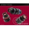 Deutsch Autosport ASL MicroLITE HE Connector 5 Way Shell Size 06 Pin Layout 06-05 Style 0 Flange Receptacle Red N Keyway Pins Standard