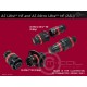 MC03-ASU003-05PN-HE - Deutsch Autosport ASU UltraLITE HE Connector 5 Way Shell Size 03 Pin Layout 03-05 Style 0 Flange Receptacle Red N Keyway Pins Standard