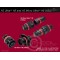Deutsch Autosport ASU UltraLITE HE Connector 5 Way Shell Size 03 Pin Layout 03-05 Style 0 Flange Receptacle Red N Keyway Sockets Standard