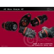 Deutsch Autosport ASX Micro XtraLITE HE Connector 3 Way Shell Size 02 Pin Layout 02-03 Style 1 Inline Receptacle Grey E Keyway Pins Standard