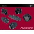 Deutsch Autosport AS Connector 6 Way Shell Size 10 Pin Layout 10-98 Style 0 Flange Receptacle Yellow A Keyway Sockets Standard