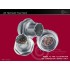 Deutsch Autosport AS Hermetic Fuel Tank Connector 6 Way Shell Size 10 Pin Layout 10-35 Style 7 Jam Nut Receptacle Red N Keyway Pins Standard
