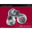 Deutsch Autosport AS Hermetic Fuel Tank Connector 6 Way Shell Size 10 Pin Layout 10-35 Style 7 Jam Nut Receptacle Red N Keyway Pins Standard