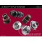 Deutsch Autosport AS MicroLITE HE Fuel Immersible Connector 5 Way Shell Size 06 Pin Layout 06-05 Style 1 Inline Receptacle Red N Keyway Pins 952K
