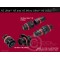 Deutsch Autosport ASU UltraLITE HE Connector 5 Way Shell Size 03 Pin Layout 03-05 Style 0 Flange Receptacle Red N Keyway Pins Standard