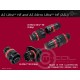 MC03-ASU003-05SN-HE - Deutsch Autosport ASU UltraLITE HE Connector 5 Way Shell Size 03 Pin Layout 03-05 Style 0 Flange Receptacle Red N Keyway Sockets Standard