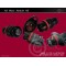 Deutsch Autosport ASX Micro XtraLITE HE Connector 5 Way Shell Size 02 Pin Layout 02-05 Style 0 Flange Receptacle Grey E Keyway Pins Standard
