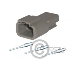 MoTeC DTM Connector 3 Way Male Kit