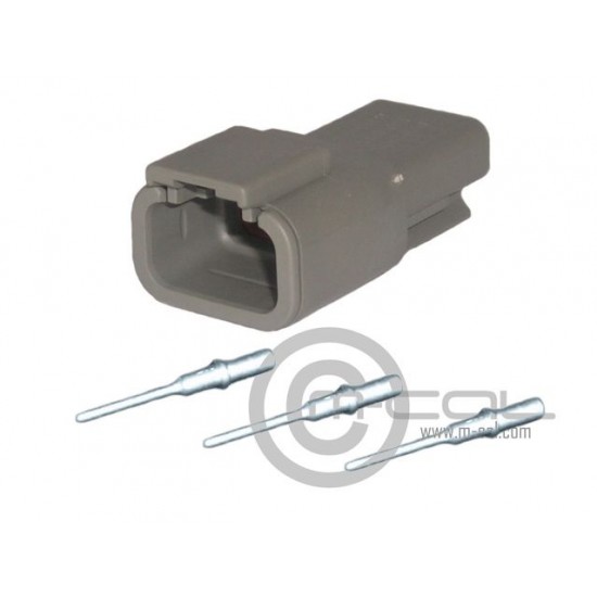 MC04-768053 - MoTeC DTM Connector 3 Way Male Kit
