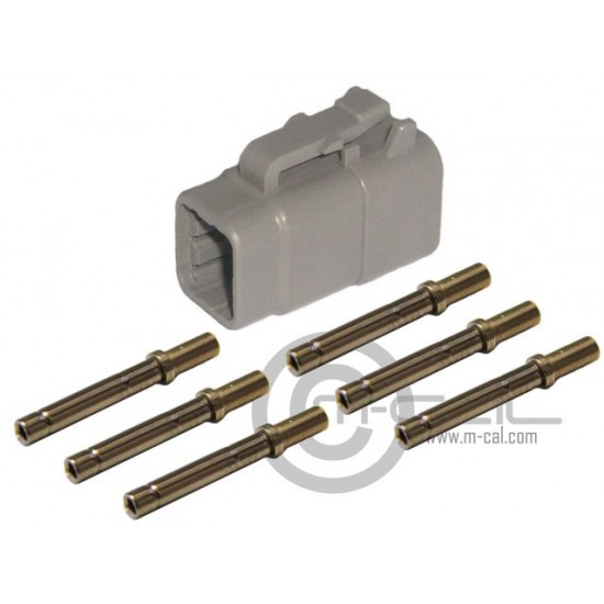 MC04-768056 - MoTeC DTM Connector 6 Way Female Kit MC04-768056 - MoTeC DTM Connector 6 Way Female Kit