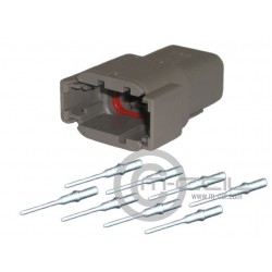 MoTeC 8 Way Male Kit DTM Series Connector