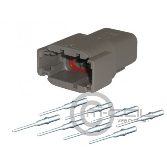 MC04-768059 - MoTeC 8 Way Male Kit DTM Series Connector