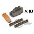 Connector DTM 2 Way Female Kit - Bag 10 Connectors
