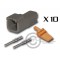 Connector DTM 2 Way Male Kit - Bag 10 Connectors