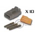 Connector DTM 3 Way Female Kit - Bag 10 Connectors