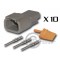 Connector DTM 3 Way Male Kit - Bag 10 Connectors