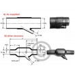 Raychem Heat Shrink Boot 45Deg EqualBreakout H26.9J26.9K6.9 Raychem Heat Shrink Boot 45Deg EqualBreakout H26.9J26.9K6.9
