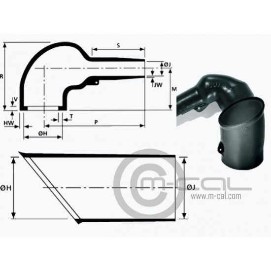 MC07-3HT11574G - Hellermann Heat Shrink Boot 90deg for AS Shell 20, 22, 24 MC07-3HT11574G - Hellermann Heat Shrink Boot 90deg for AS Shell 20, 22, 24
