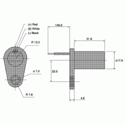 MoTeC Sensor Speed Hall Effect IGT 101 - 19mm plastic body