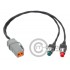 MoTeC Harness Dash CDL3 Two Button Loom